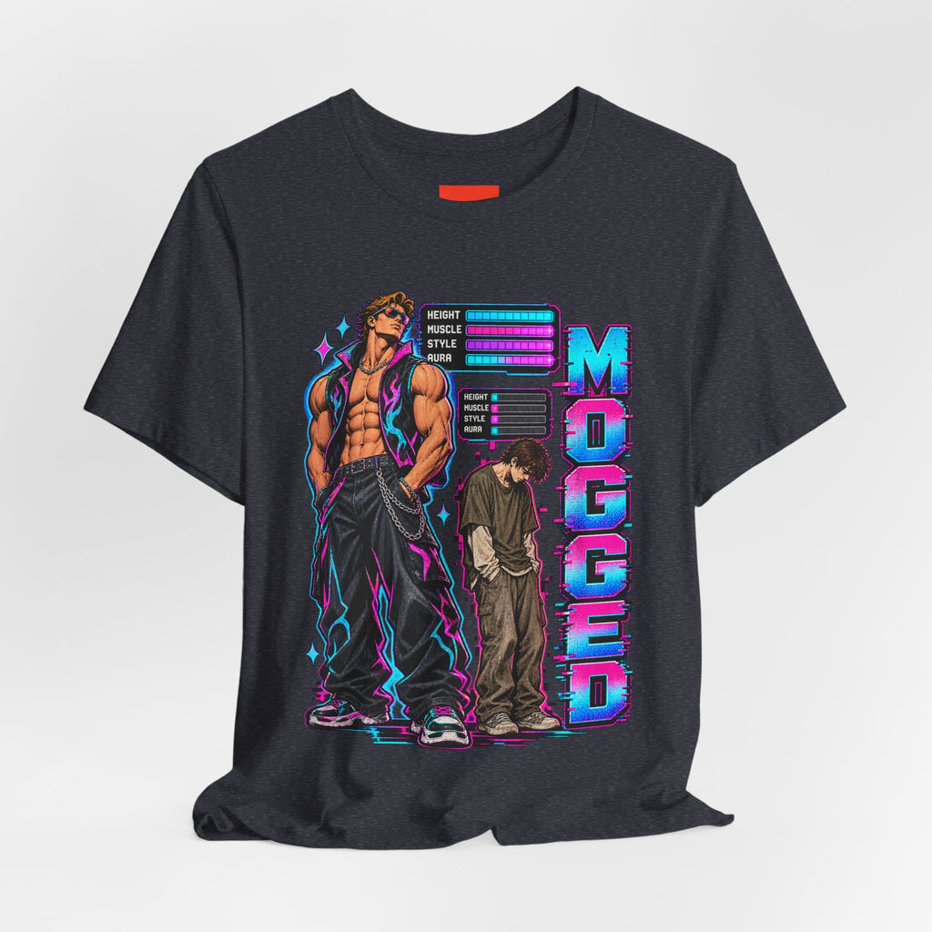 MOGGED Funny Y2K Graphic T-Shirt