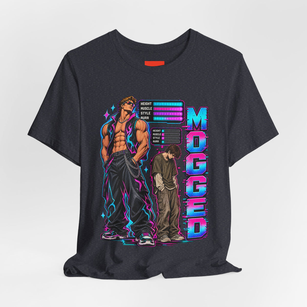 MOGGED Funny Y2K Graphic T-Shirt
