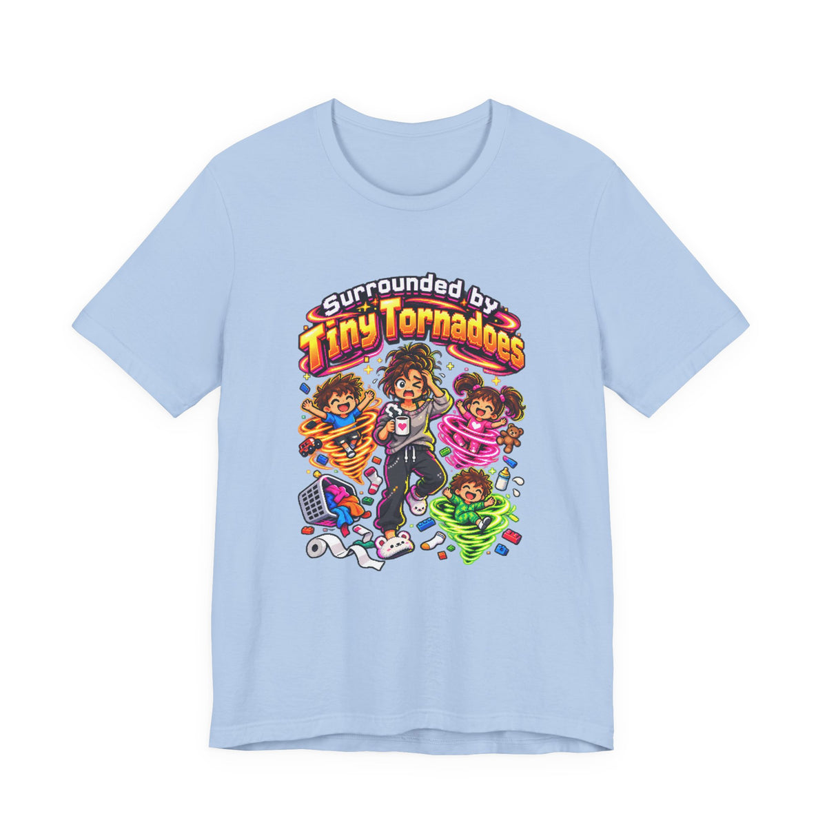 Surrounded by Tiny Tornadoes Funny Parent T-Shirt