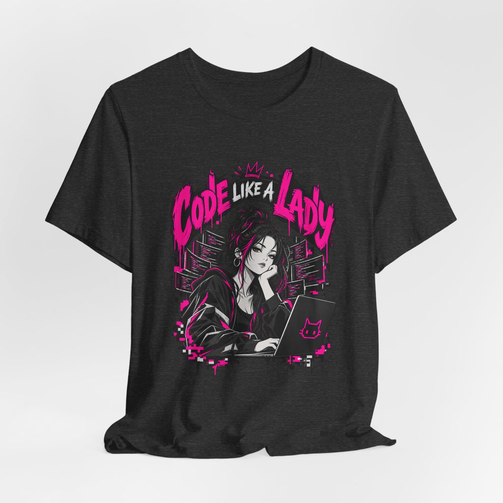 Code Like A Lady Funny Programmer T-Shirt