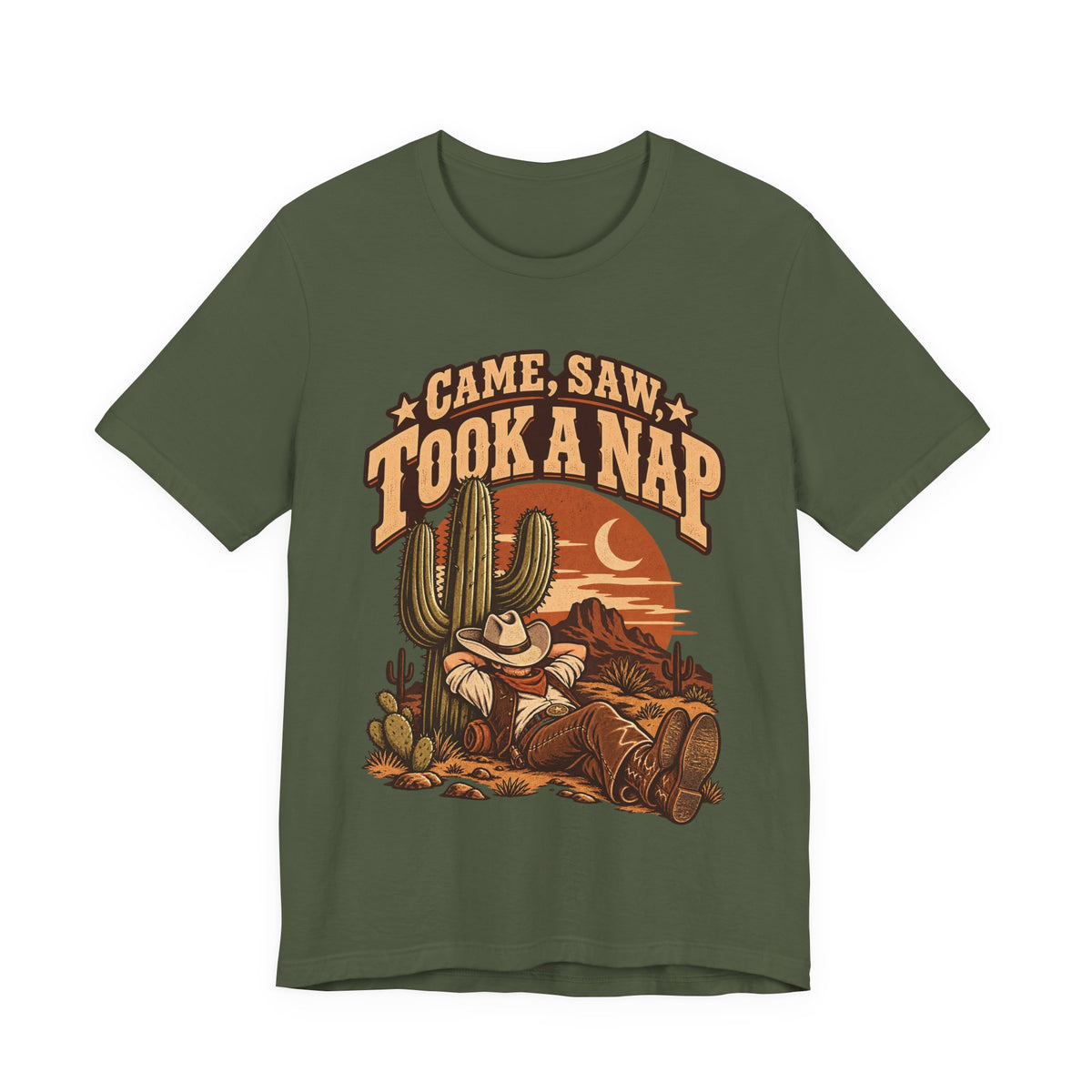 Came, Saw, Took A Nap Funny Self-Deprecating T-Shirt