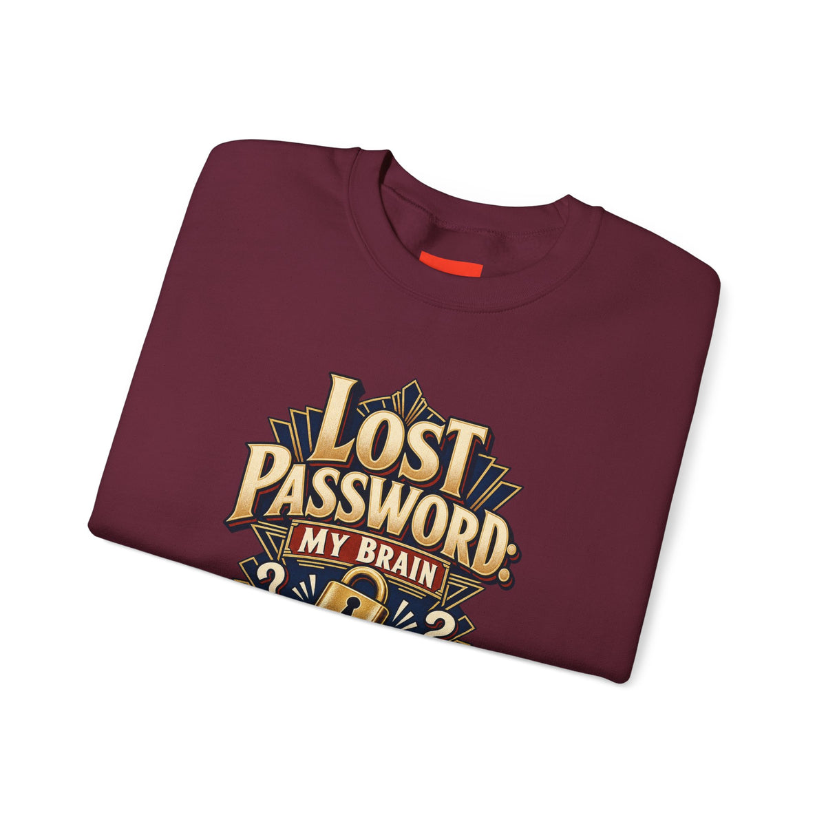 Lost Password: My Brain Funny IT Sweatshirt