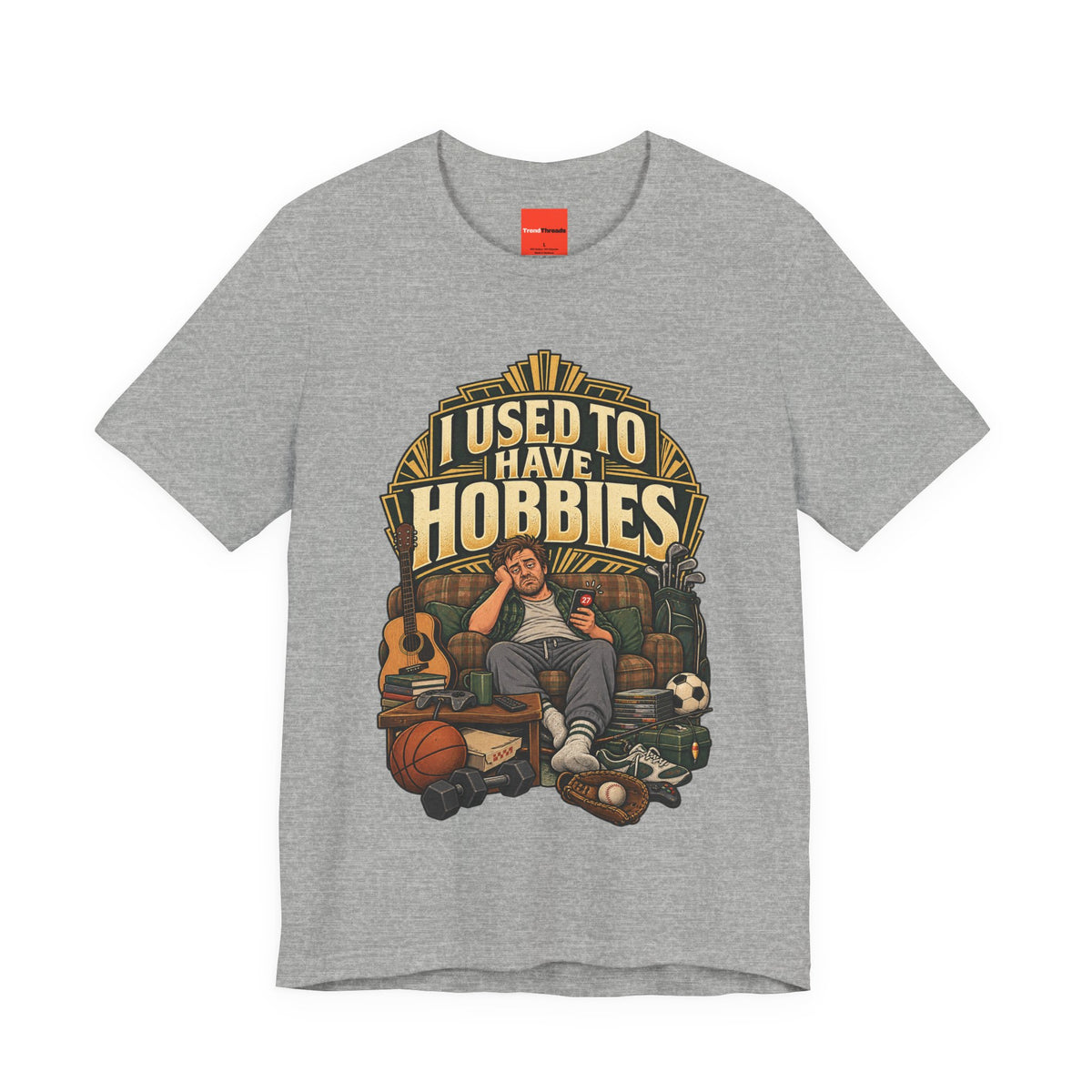 I USED TO HAVE HOBBIES Funny Retro Vintage T-Shirt