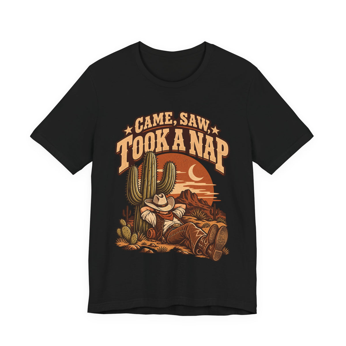 Came, Saw, Took A Nap Funny Self-Deprecating T-Shirt