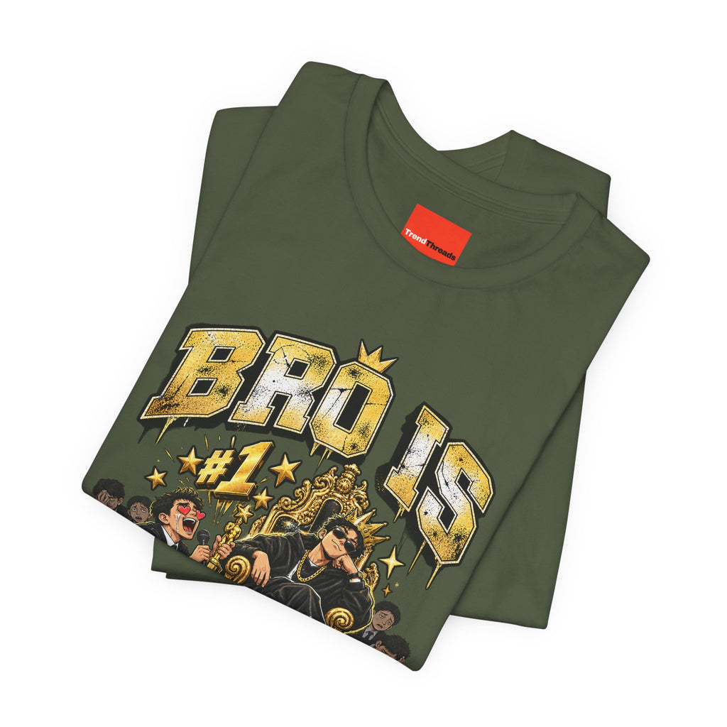 BRO IS GLAZING Funny Streetwear T-Shirt