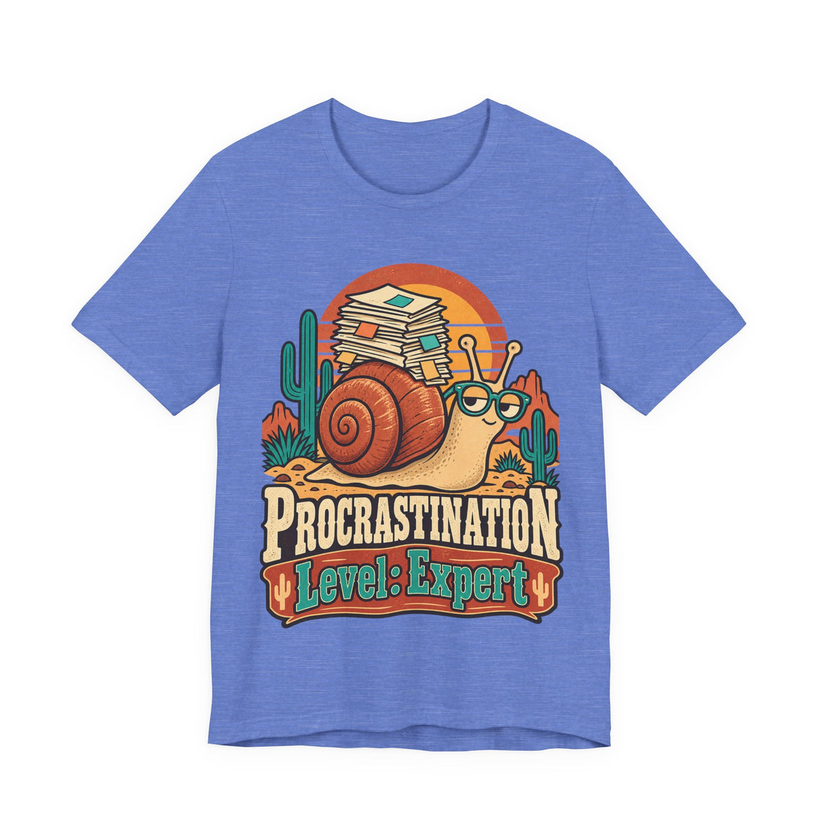 Procrastination Level: Expert Funny Student T-Shirt