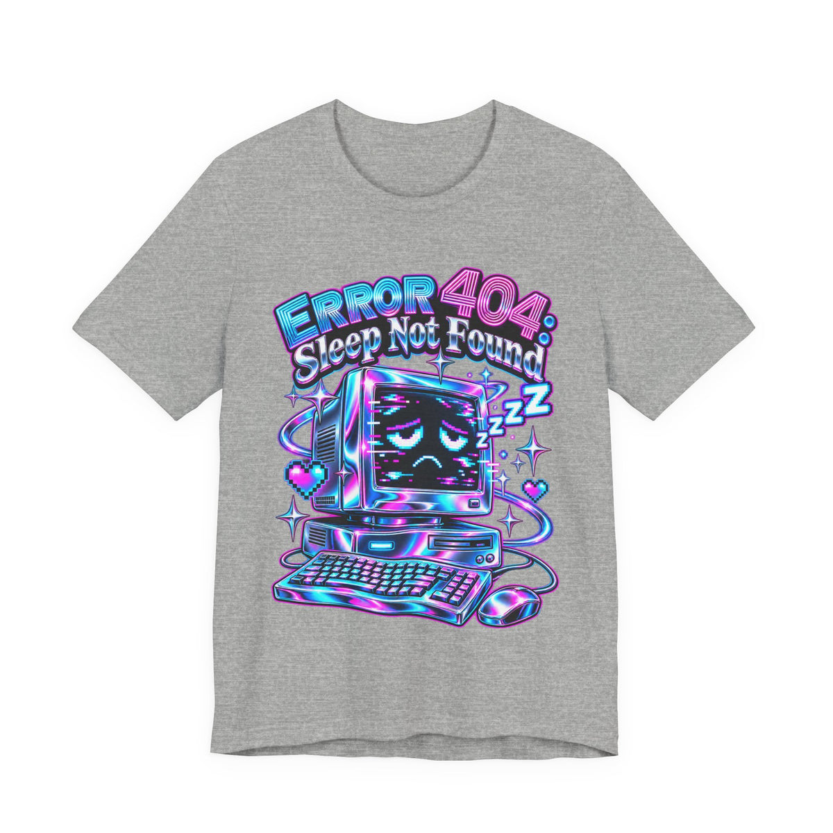 Error 404: Sleep Not Found Funny Programmer T-Shirt