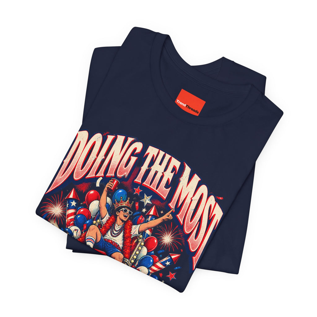DOING THE MOST Funny Retro Vintage T-Shirt