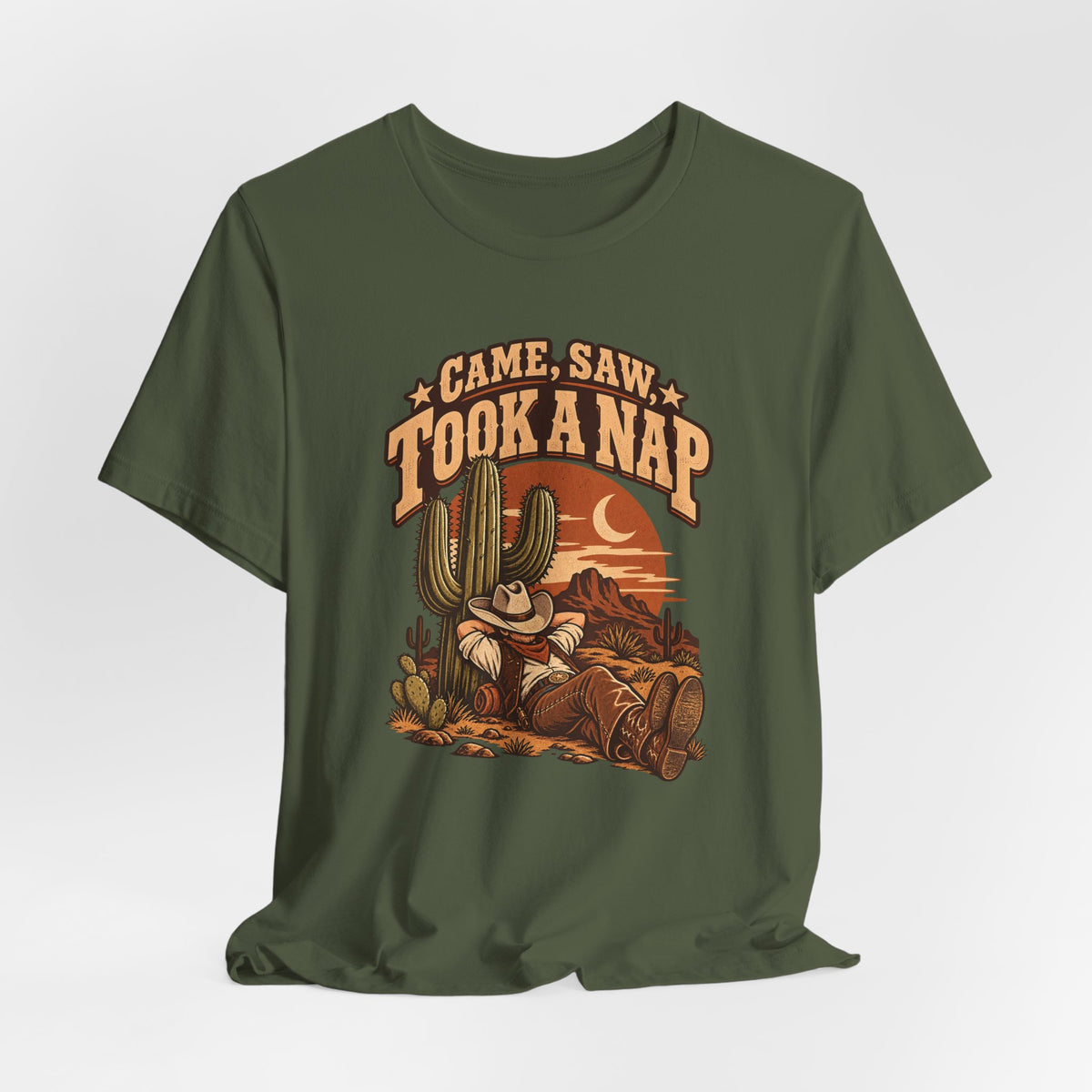 Came, Saw, Took A Nap Funny Self-Deprecating T-Shirt