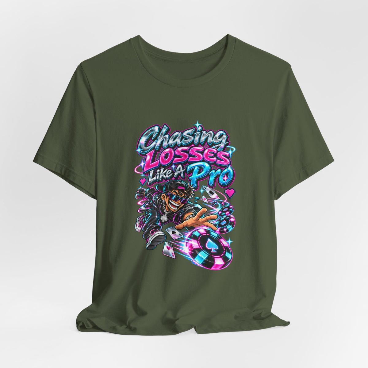 Chasing Losses Like A Pro Funny Poker T-Shirt