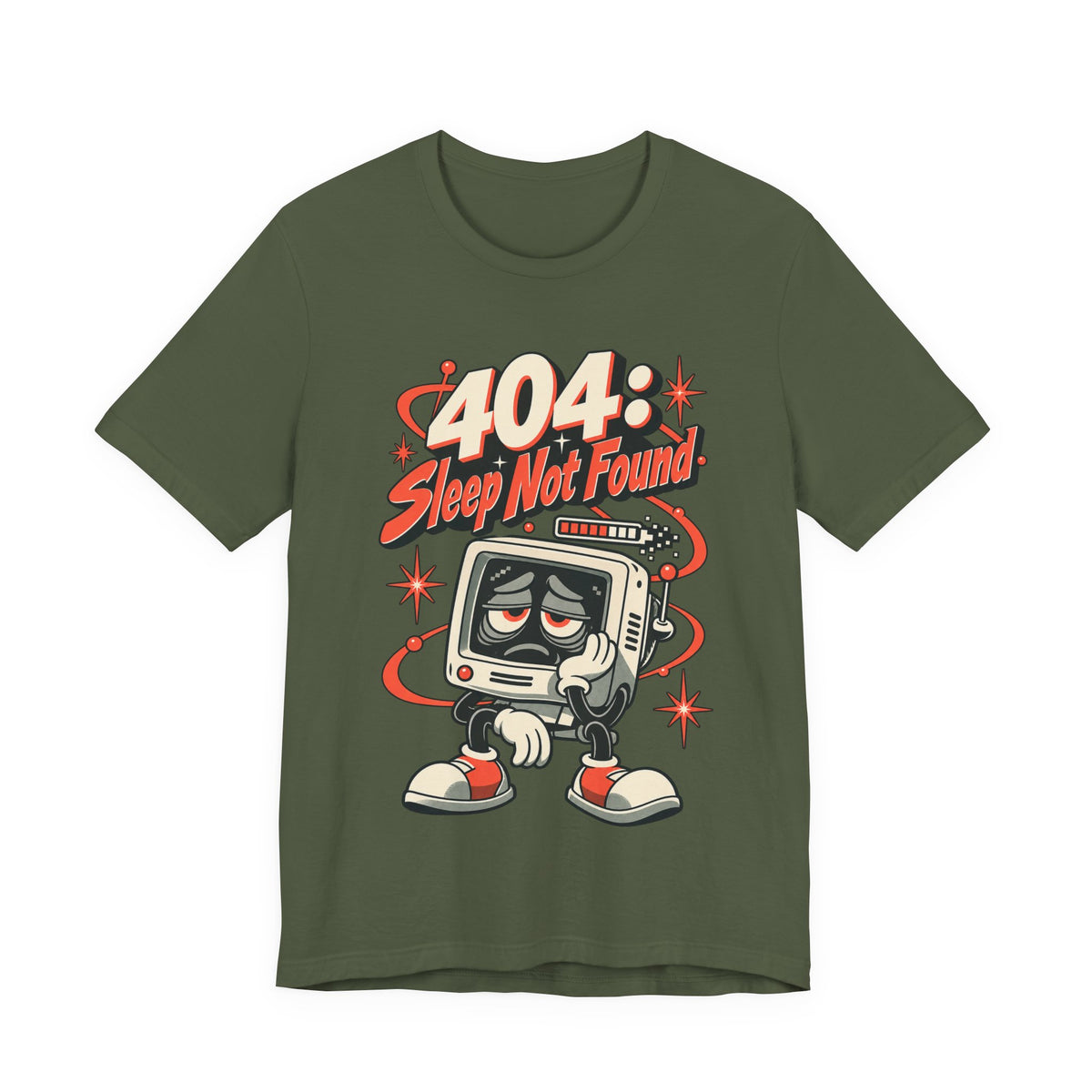 404: Sleep Not Found Funny Programmer T-Shirt