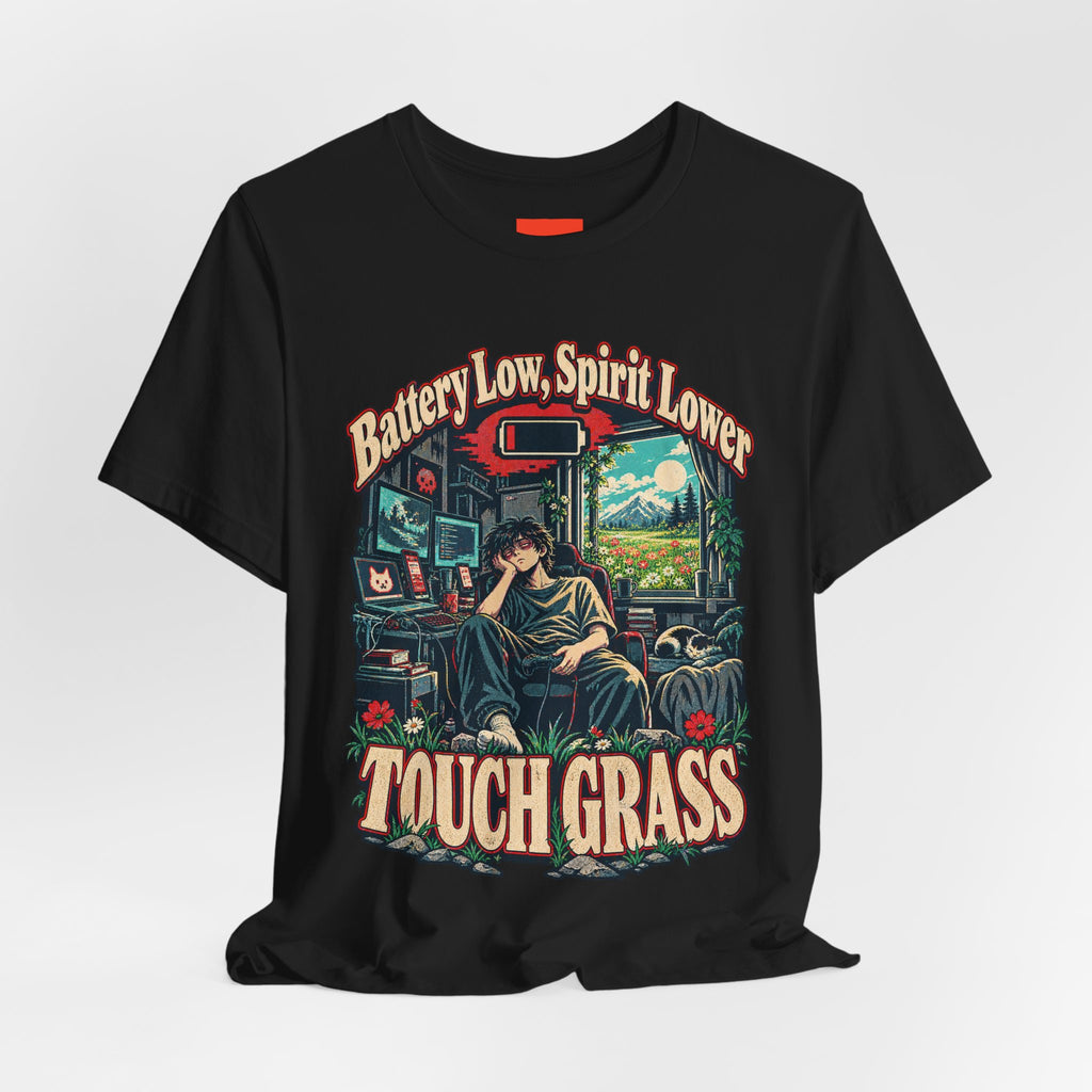 Battery Low, Spirit Lower Funny Self-Deprecating T-Shirt