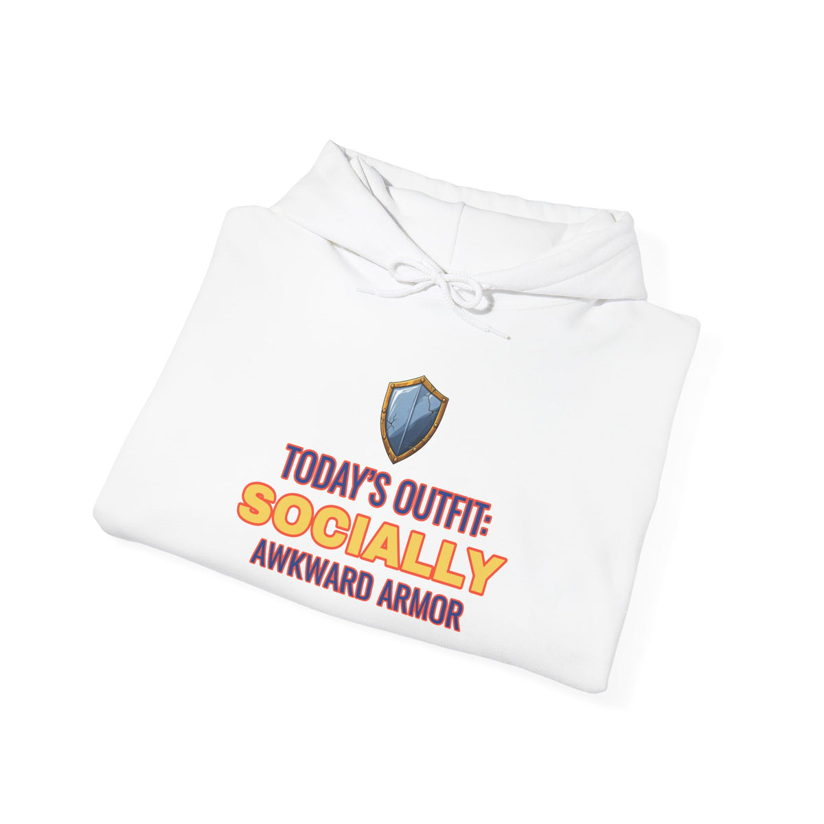 Today’s Outfit: Socially Awkward Armor Funny Introvert Hoodie
