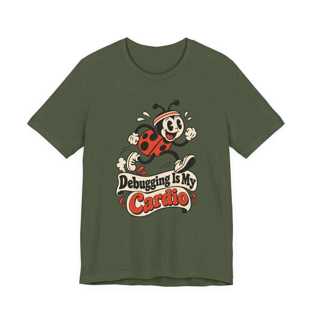 Debugging Is My Cardio Funny Programmer T-Shirt