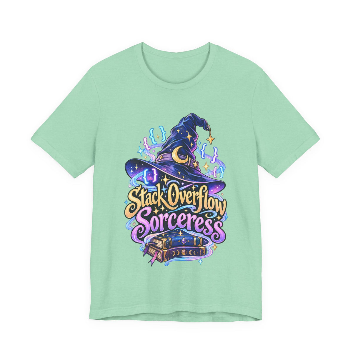 Stack Overflow Sorceress Funny Programmer T-Shirt