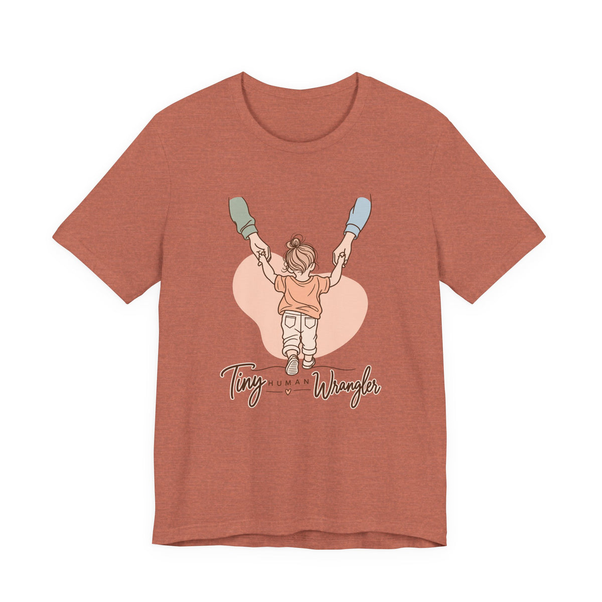 Tiny Human Wrangler Funny Parent T-Shirt