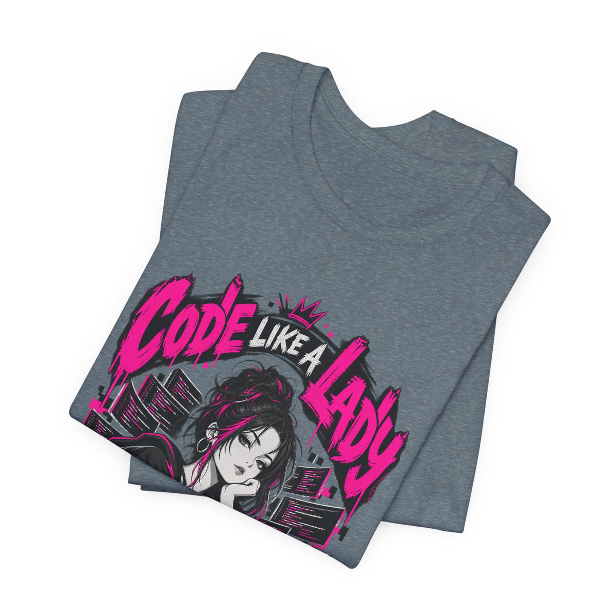 Code Like A Lady Funny Programmer T-Shirt