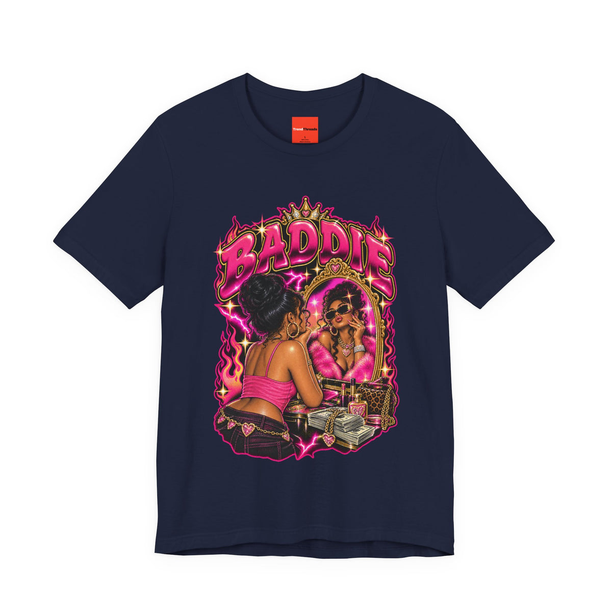 BADDIE Funny Retro Vintage T-Shirt