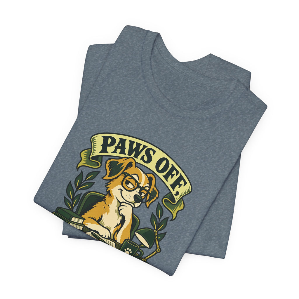 Paws Off, I’m Plotting Funny Pet Humor T-Shirt