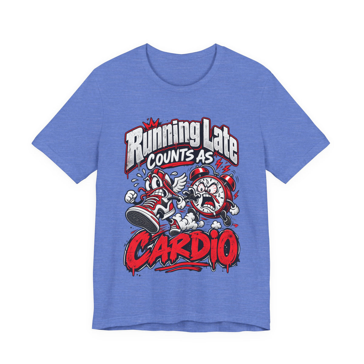Running Late Counts As Cardio Funny Fitness T-Shirt