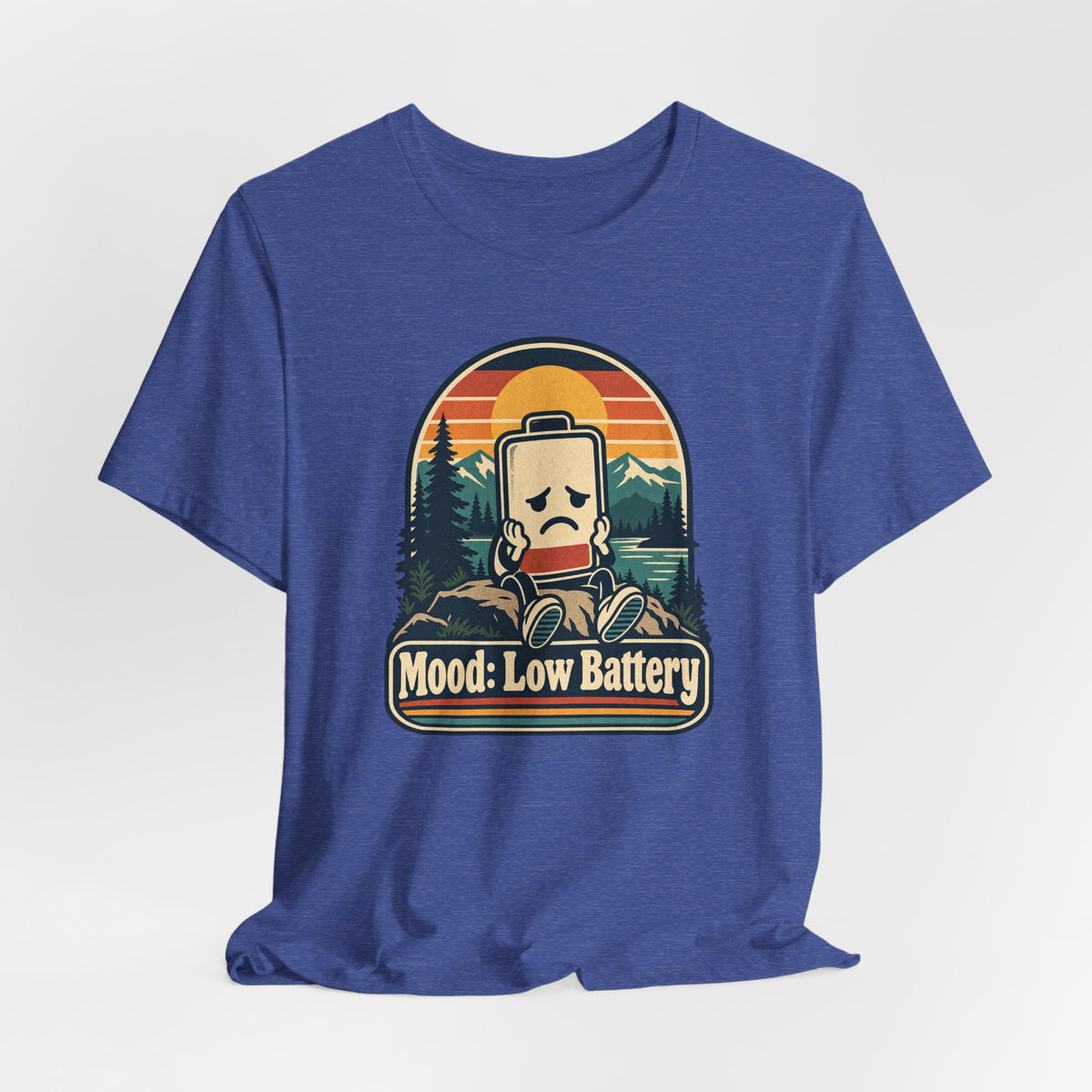 Mood: Low Battery Funny Tech T-Shirt