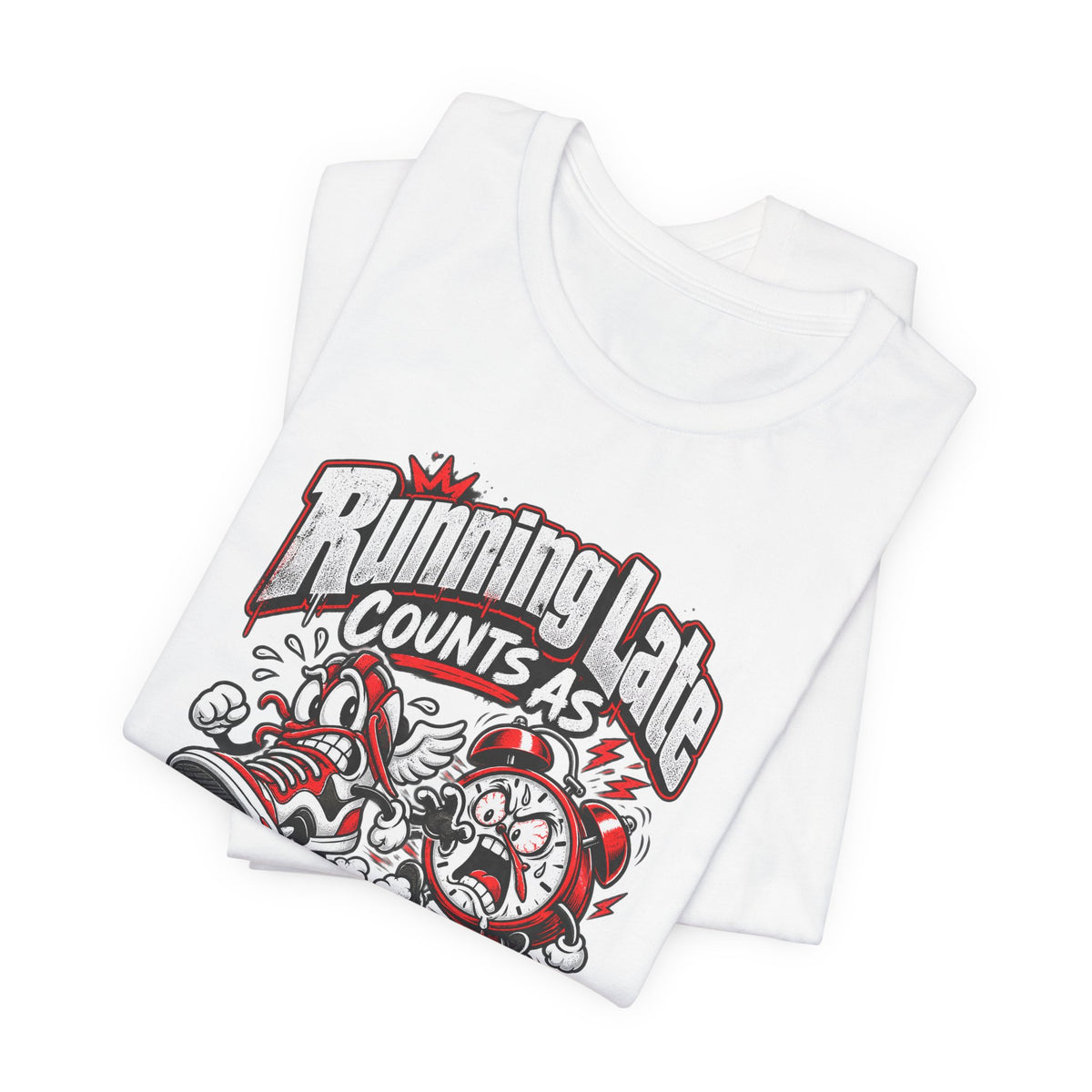 Running Late Counts As Cardio Funny Fitness T-Shirt