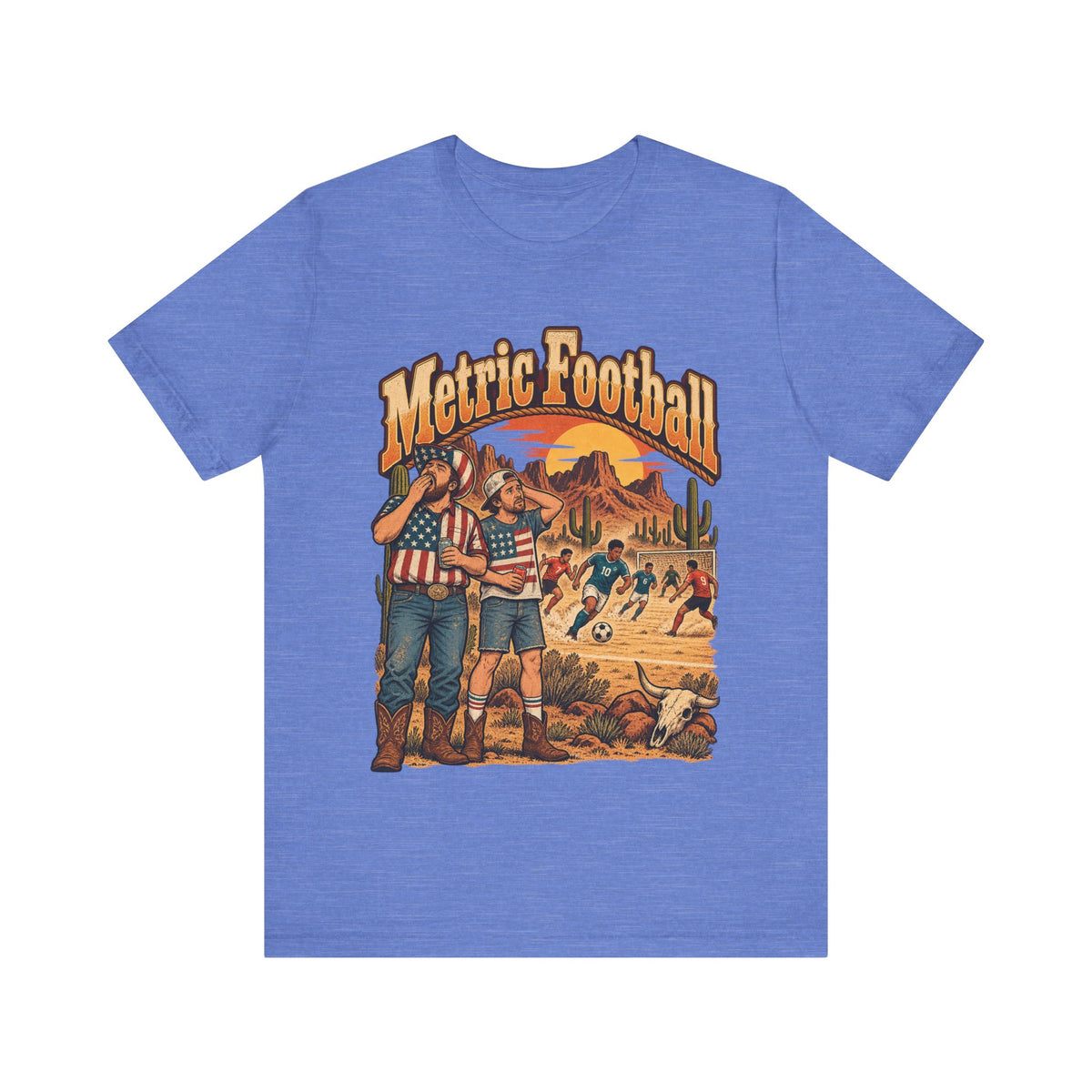 Metric Football Funny Western Ranch T-Shirt