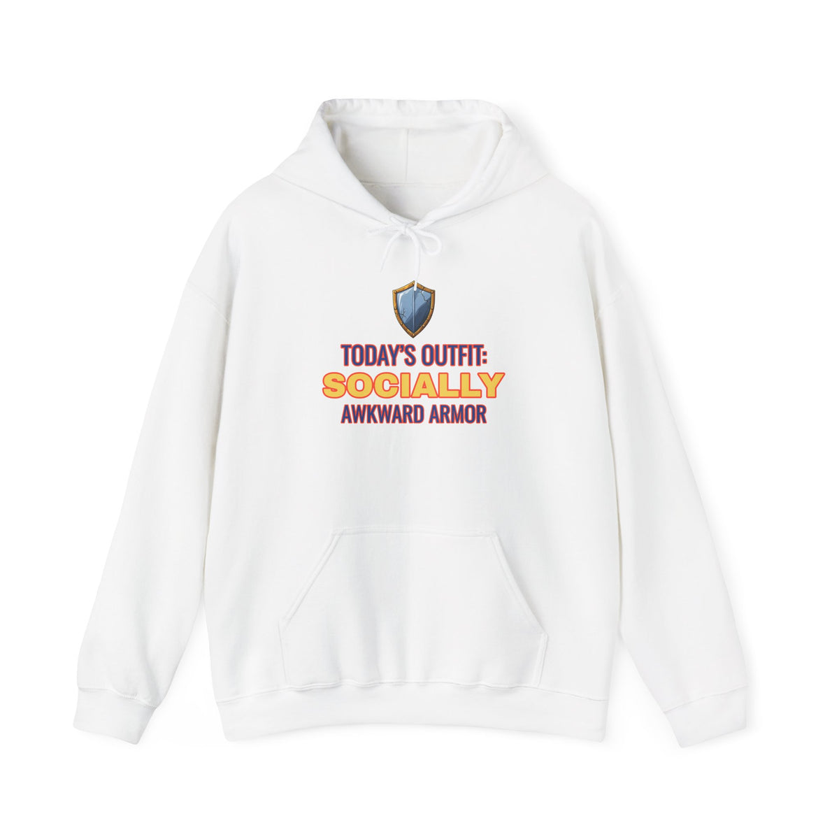 Today’s Outfit: Socially Awkward Armor Funny Introvert Hoodie