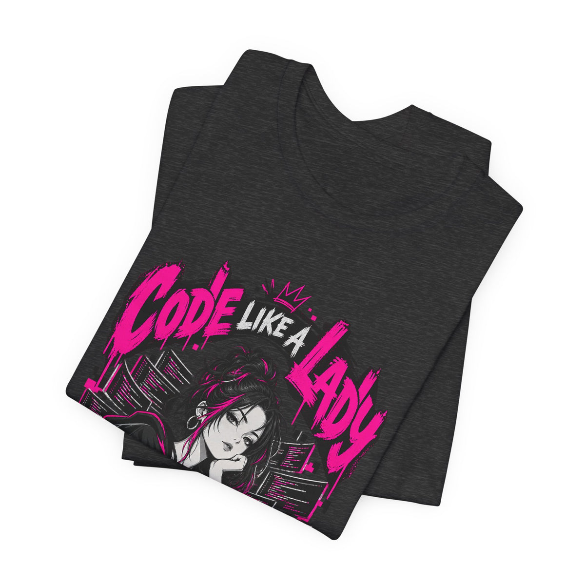 Code Like A Lady Funny Programmer T-Shirt