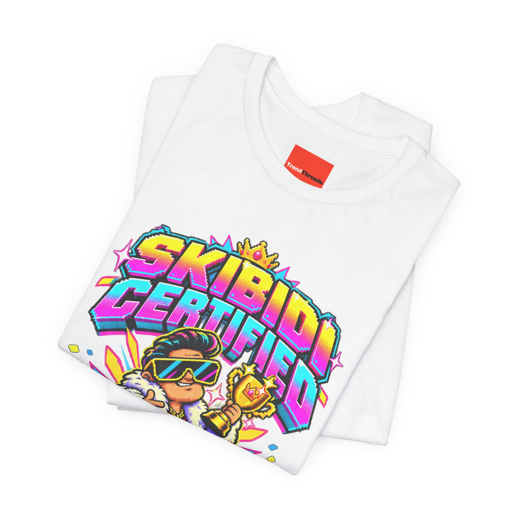 SKIBIDI CERTIFIED Funny Y2K T-Shirt
