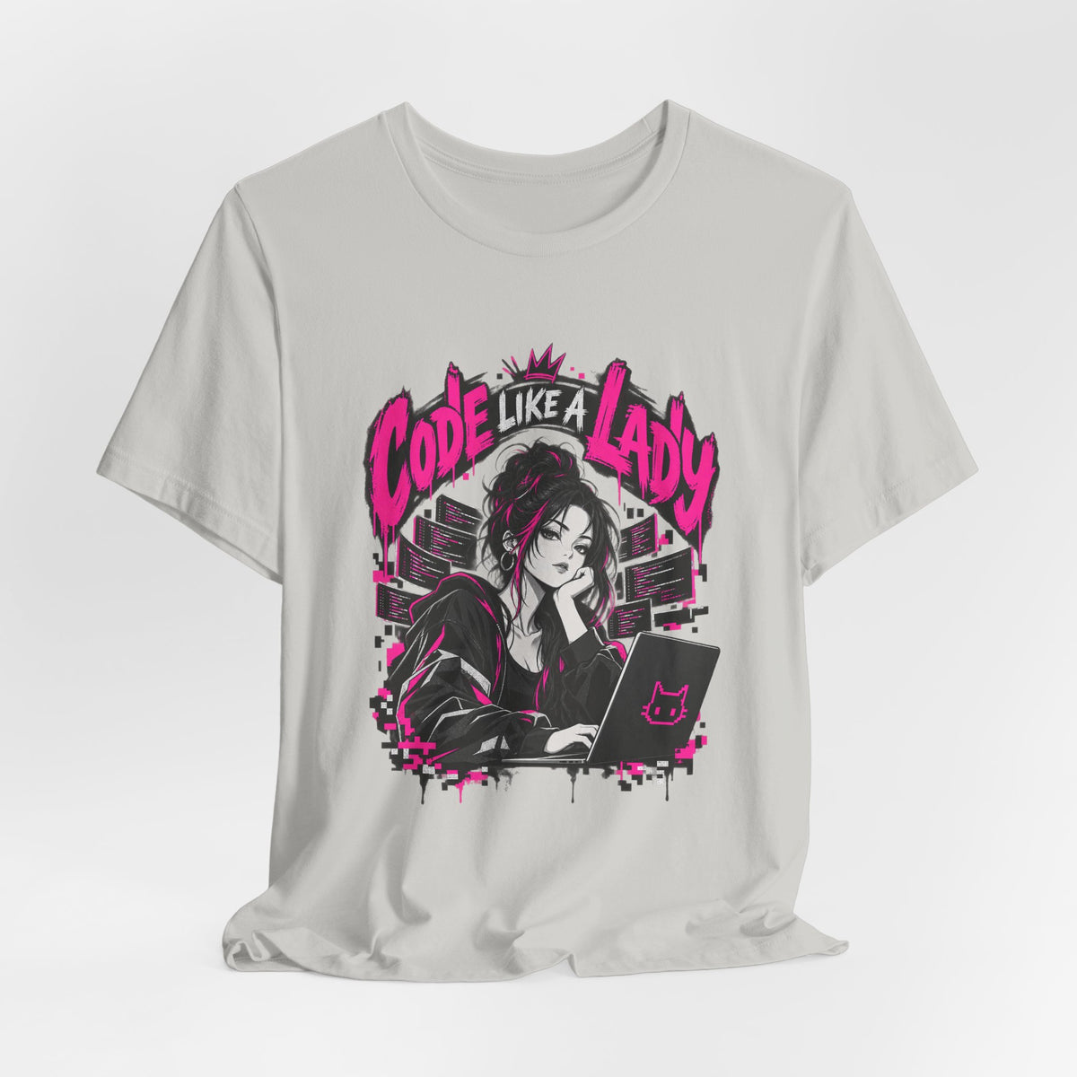 Code Like A Lady Funny Programmer T-Shirt