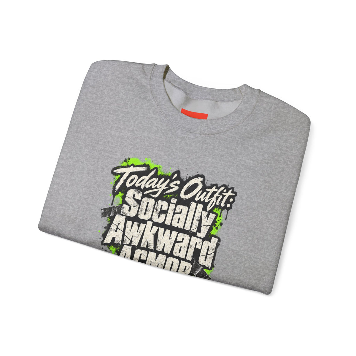 Today’s Outfit: Socially Awkward Armor Funny Introvert Sweatshirt