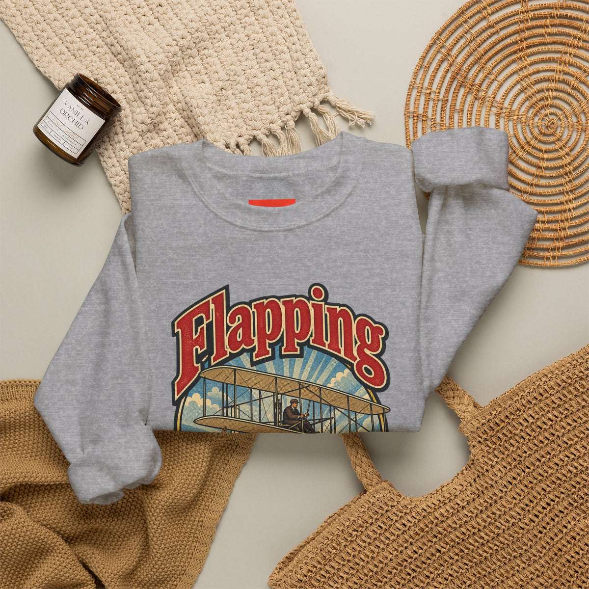 Flapping Ain’t Flying Funny Aviation Sweatshirt