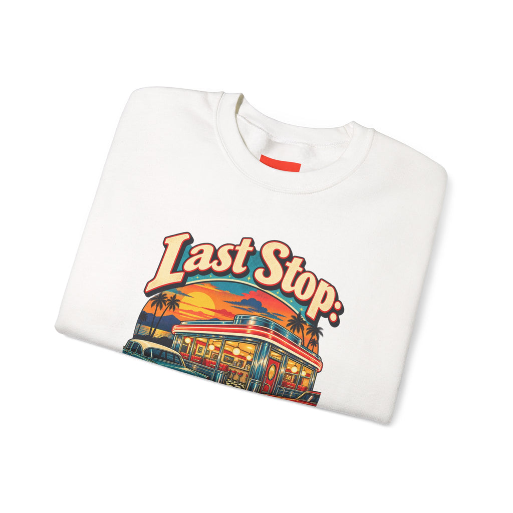 Last Stop: Nostalgia Lane Funny Retro Vintage Sweatshirt