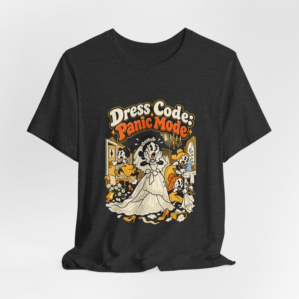 Dress Code: Panic Mode Funny Sarcastic T-Shirt