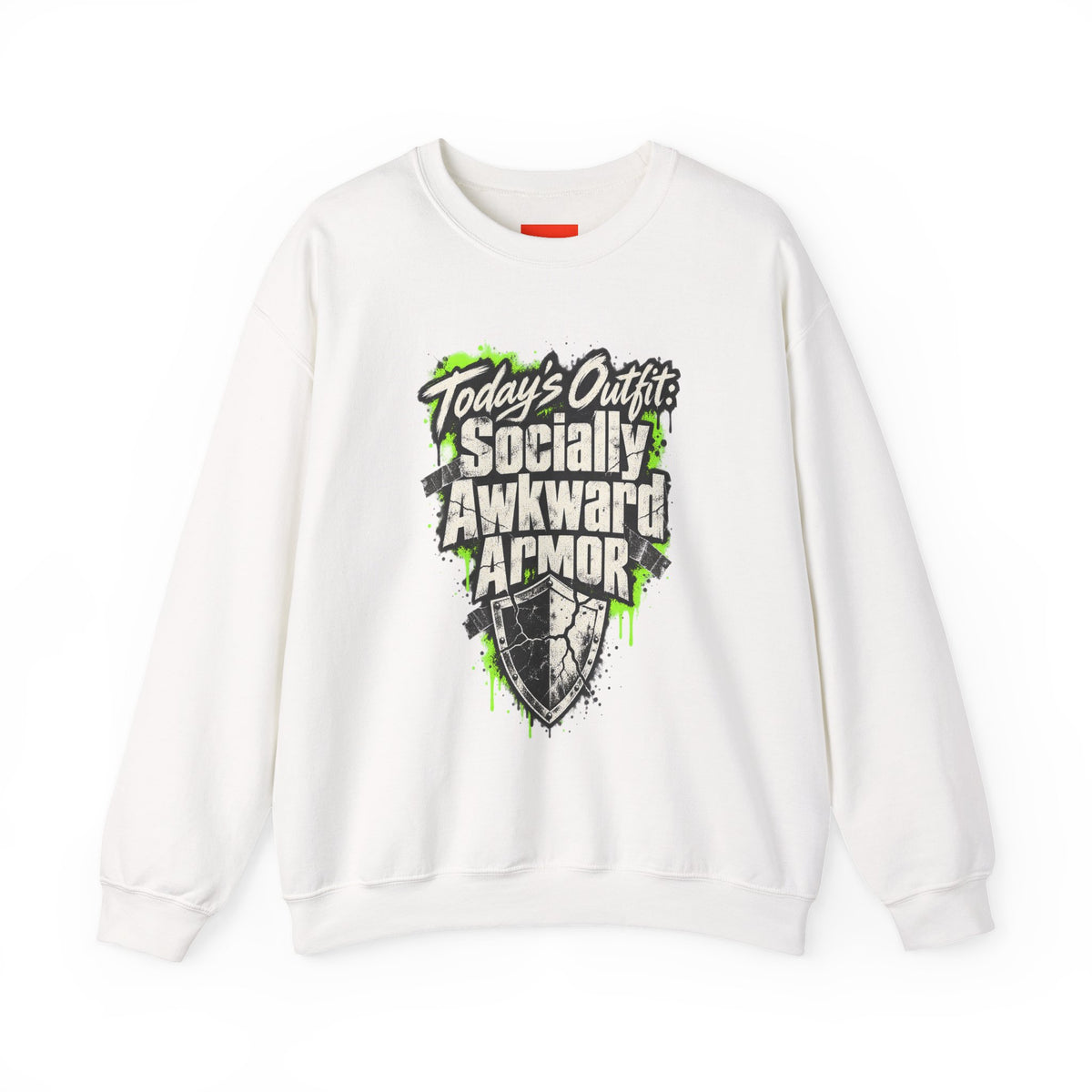 Today’s Outfit: Socially Awkward Armor Funny Introvert Sweatshirt