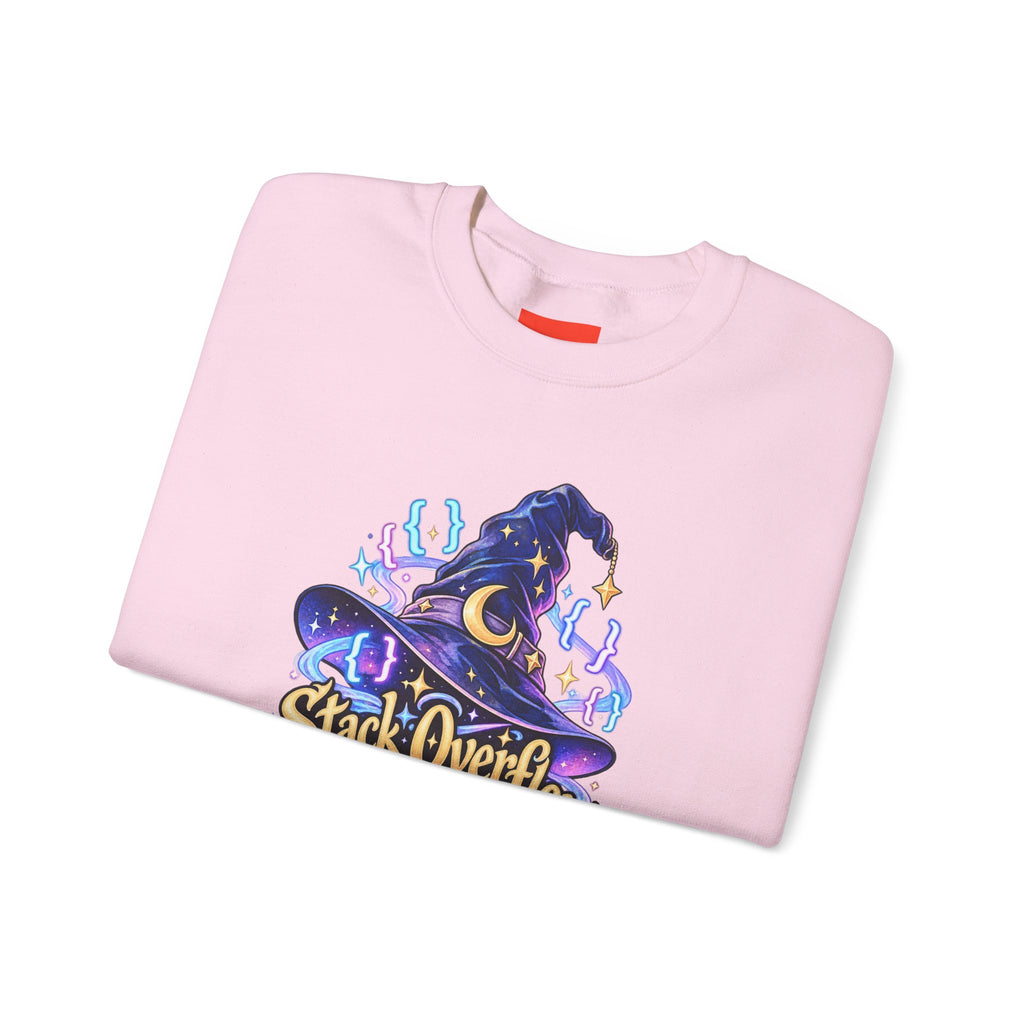 Stack Overflow Sorceress Funny Programmer Sweatshirt