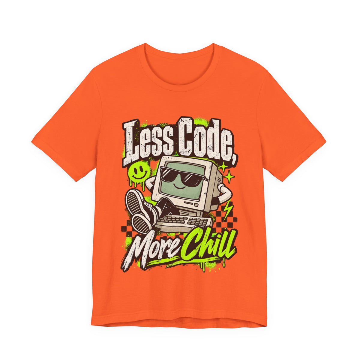 Less Code, More Chill Funny Programmer T-Shirt