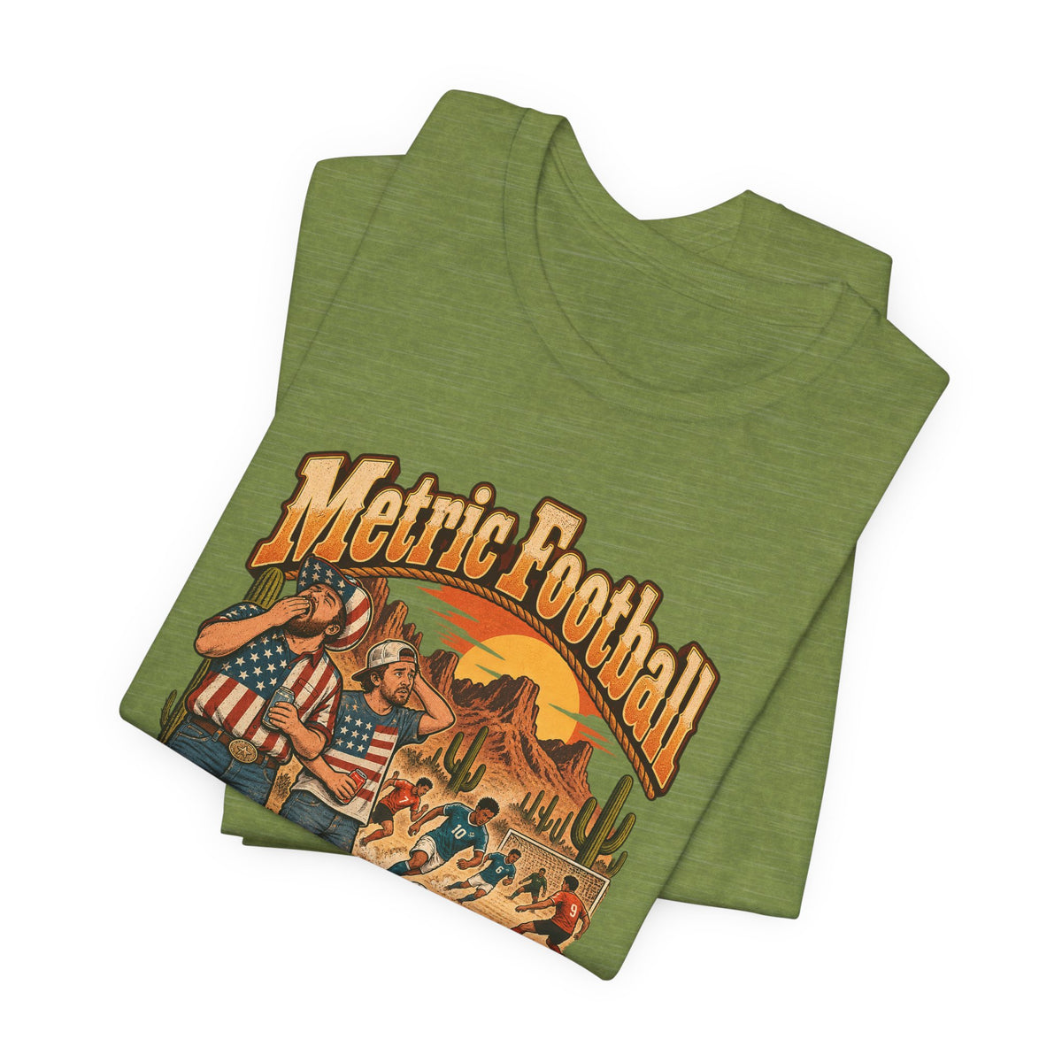 Metric Football Funny Western Ranch T-Shirt