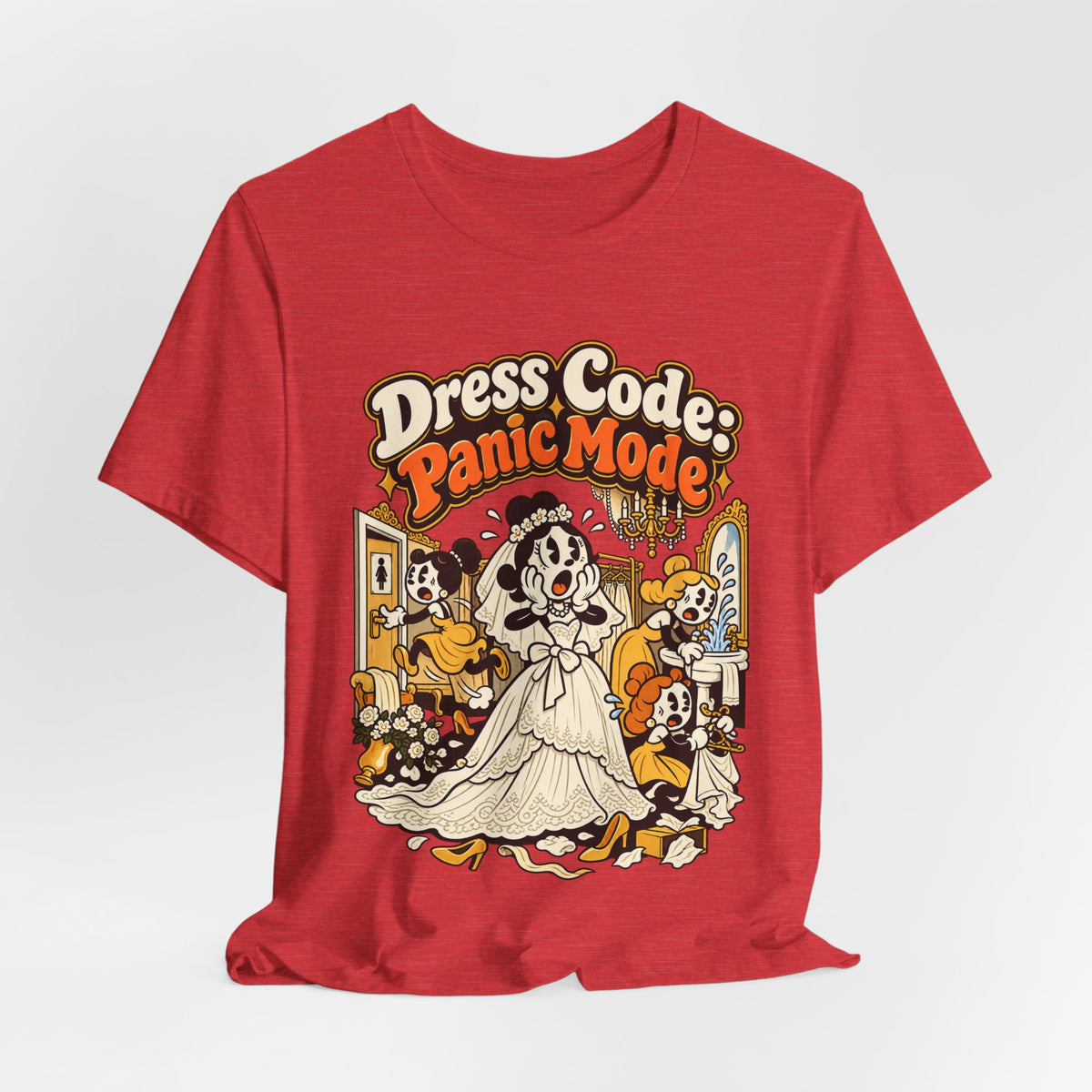 Dress Code: Panic Mode Funny Sarcastic T-Shirt