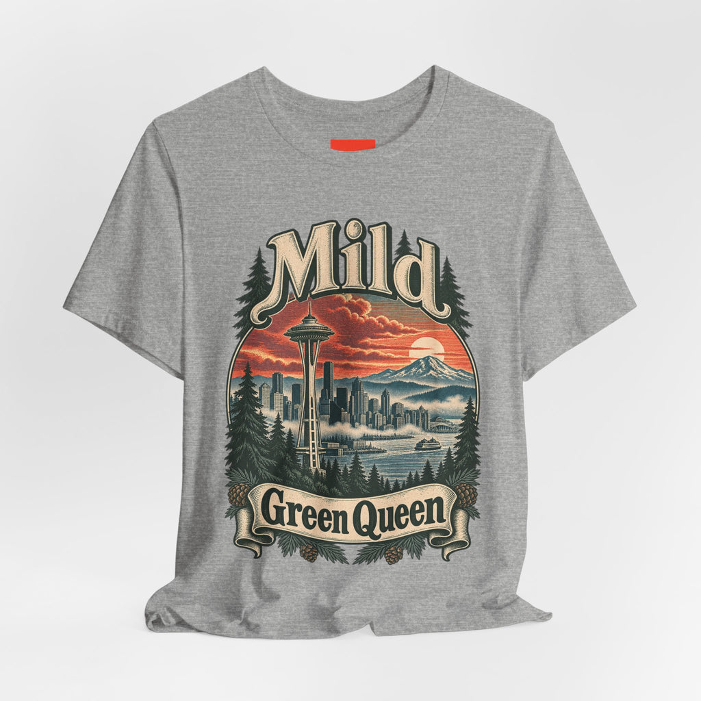 Mild Green Queen Funny Sarcastic Retro T-Shirt