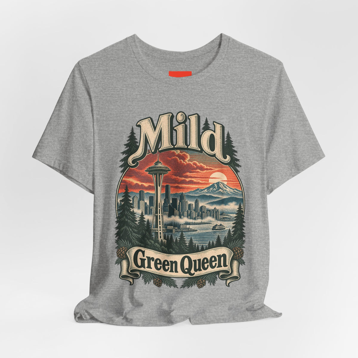 Mild Green Queen Funny Sarcastic Retro T-Shirt