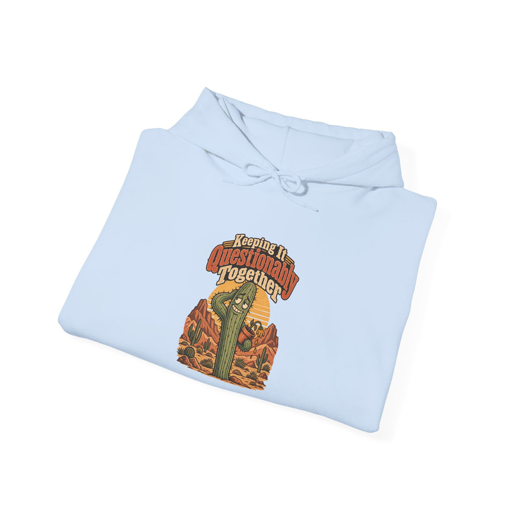 Keeping It Questionably Together Funny Western Ranch Hoodie