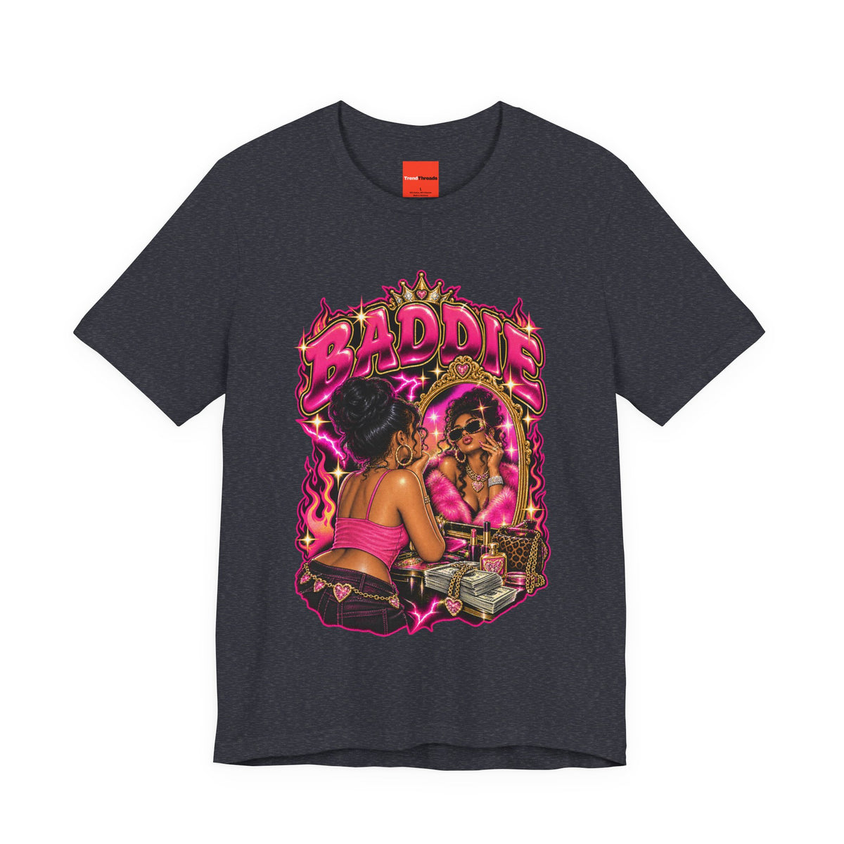 BADDIE Funny Retro Vintage T-Shirt
