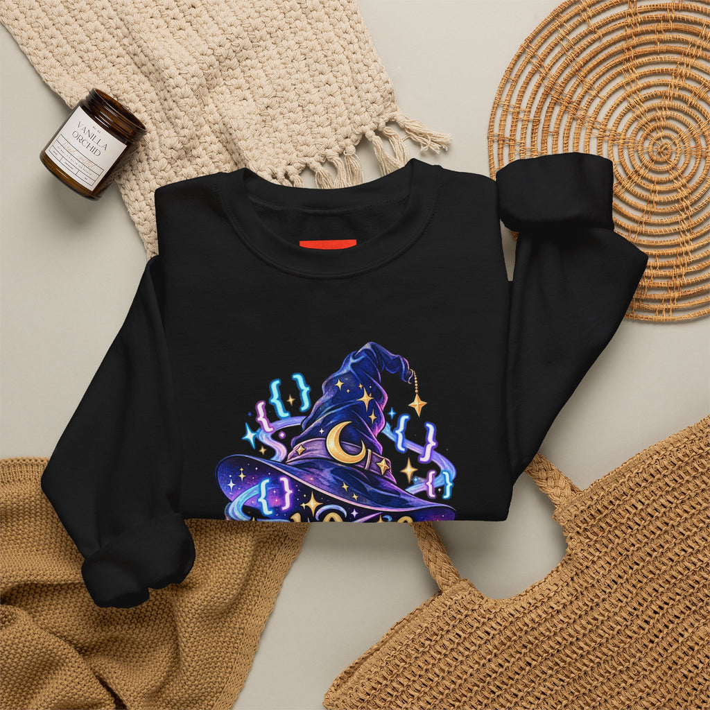 Stack Overflow Sorceress Funny Programmer Sweatshirt