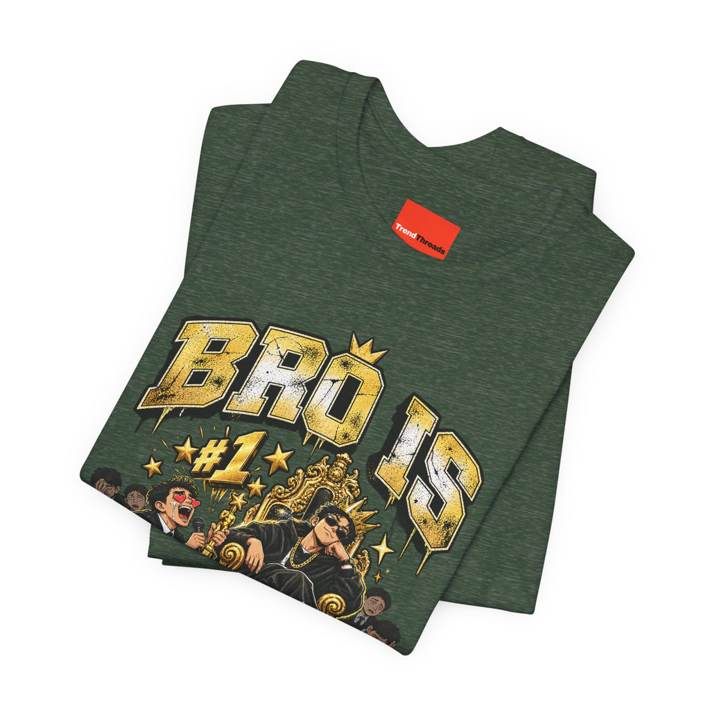 BRO IS GLAZING Funny Streetwear T-Shirt
