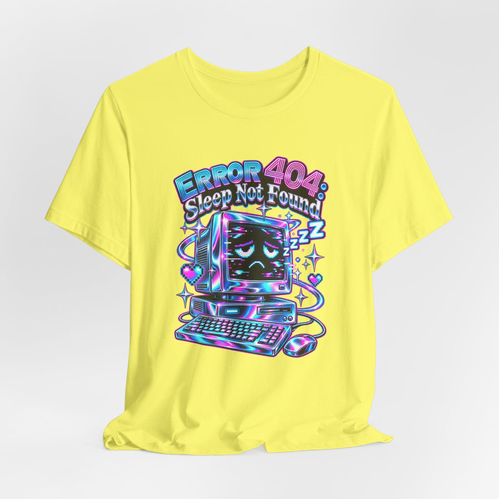 Error 404: Sleep Not Found Funny Programmer T-Shirt