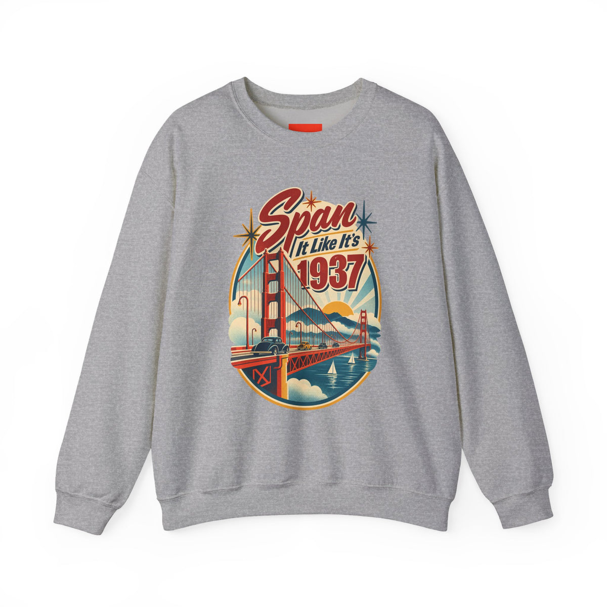 Span It Like It’s 1937 Funny Retro Sweatshirt