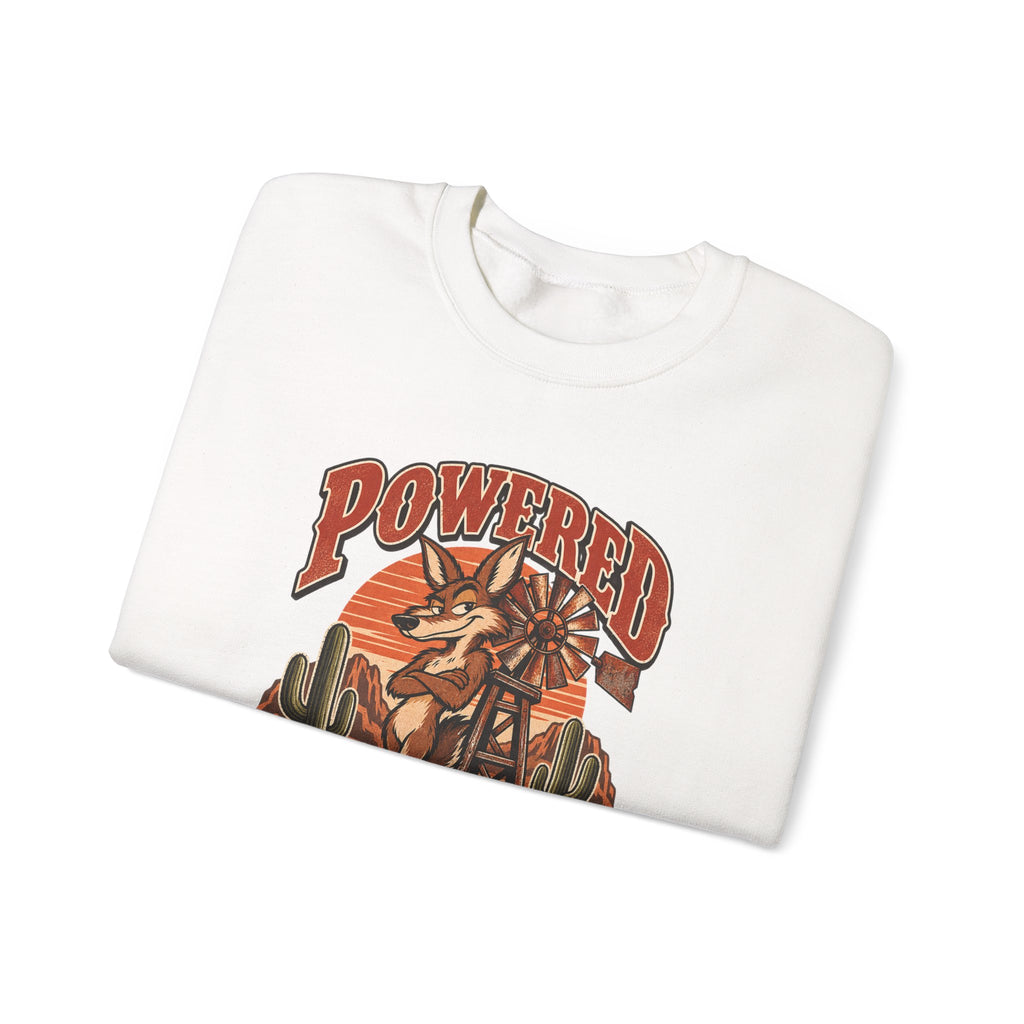 Powered By Passive Aggression Funny Western Ranch Sweatshirt