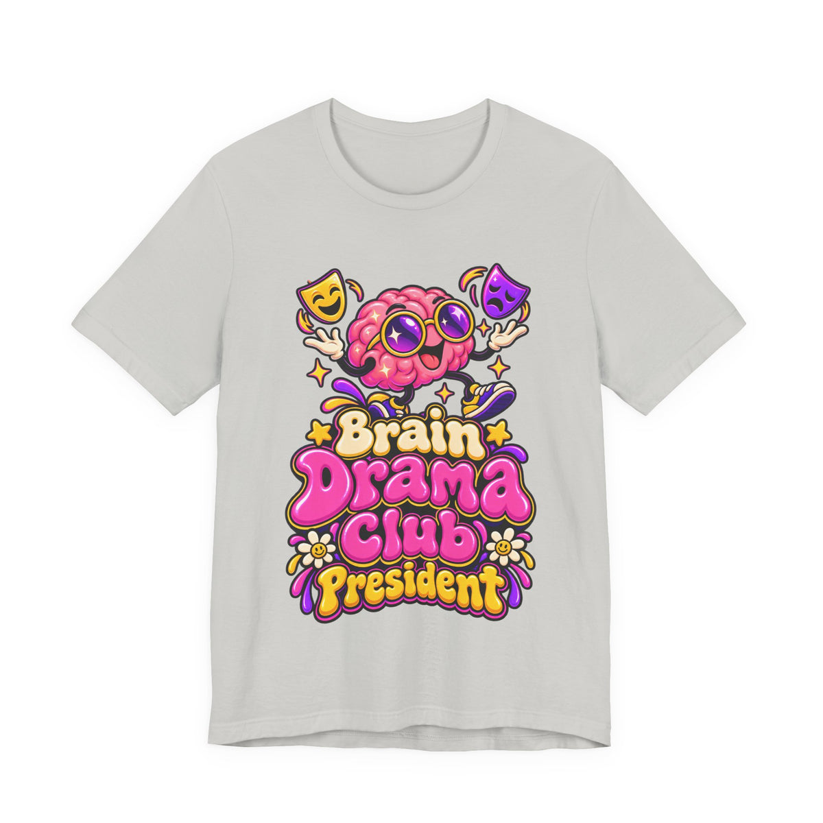 Brain Drama Club President Funny Y2K T-Shirt